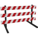 Construction site barrier